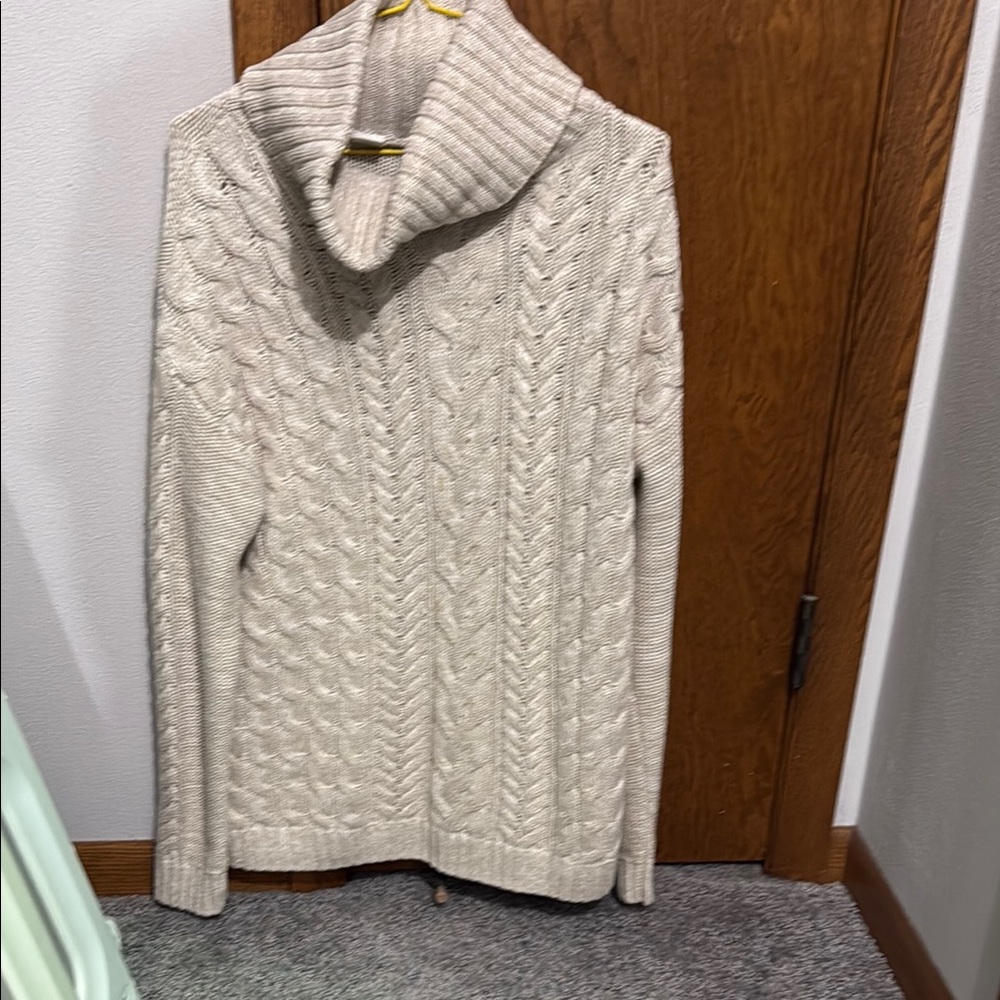 Cozy Cream Cable Knit Sweater